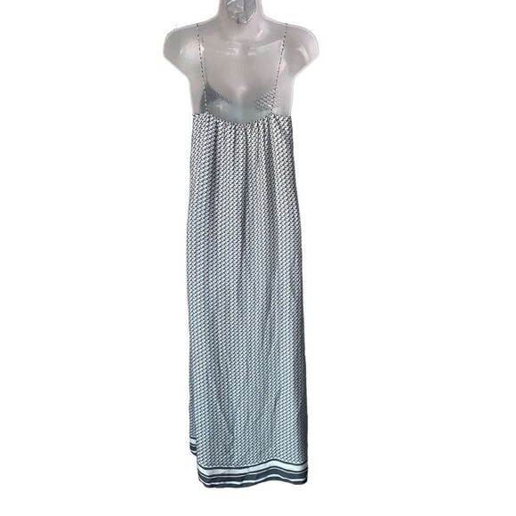 VINCE 100% Silk Printed Flowy Maxi Dress - Picture 6 of 12